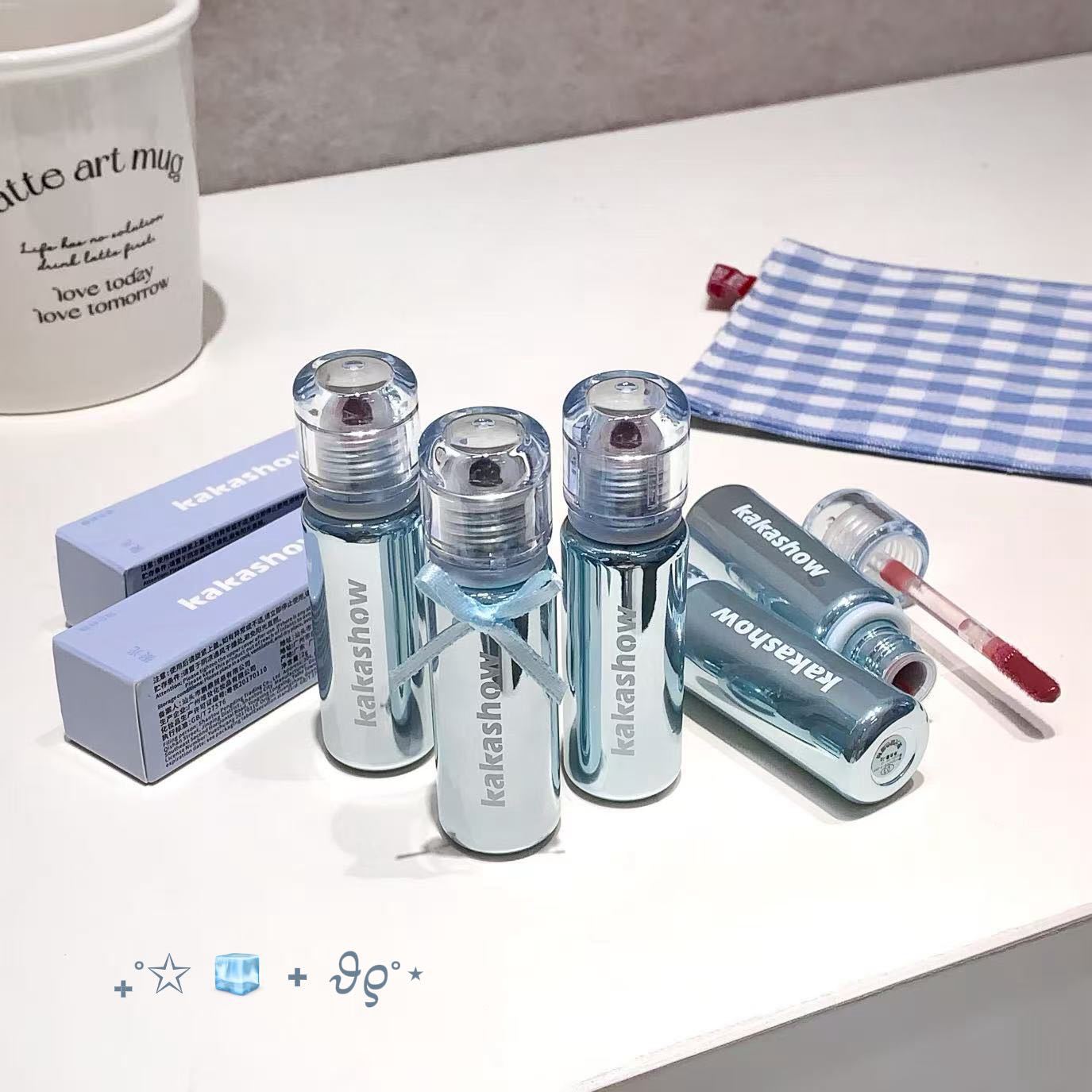 kakashow聚光锁色唇釉镜面水光口