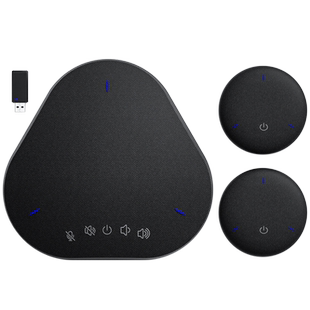 生华视通SH-M6WL视频会议全向麦克风5.8G无线级联麦克风腾讯钉钉远程网络游戏直播桌面扬声器免驱智能降噪