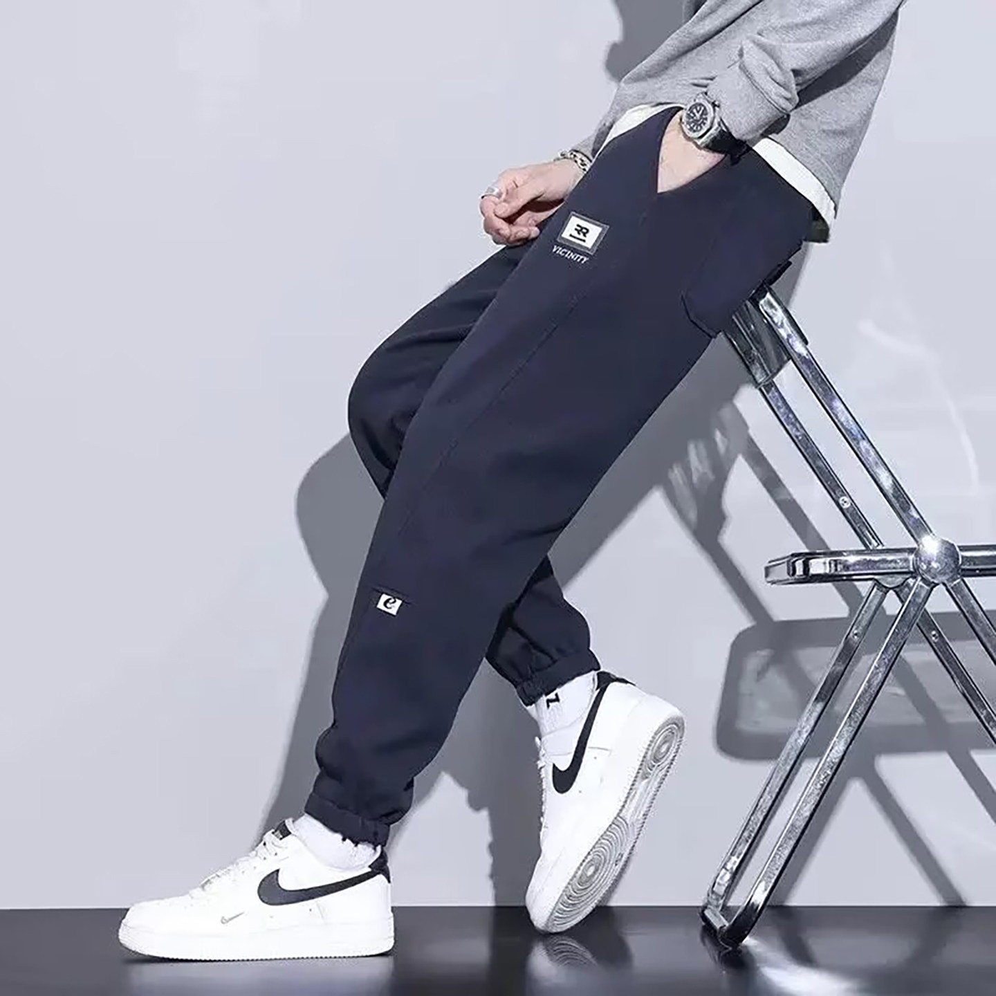 宏嫩冬季精品男装店高端潮牌束脚裤秋冬男士运动休闲裤宽松卫裤子,男装,休闲裤,淘宝优惠券,粉丝福利购,淘宝优惠卷