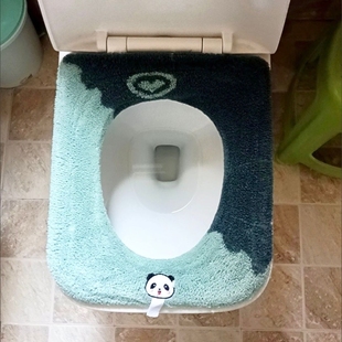 秋冬带提手冬季 通用坐便器垫子家用四季 加厚可水洗马桶坐垫坐垫