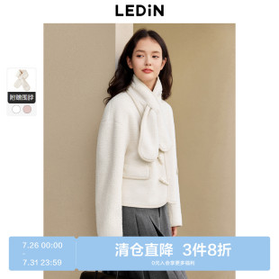 乐町韩系清甜软糯颗粒绒毛毛外套仿羊羔毛牛角扣上衣 反季 清仓