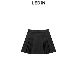 【商场同款】乐町少女学院风细百褶裙24冬季新款半身裙C2GEE4212