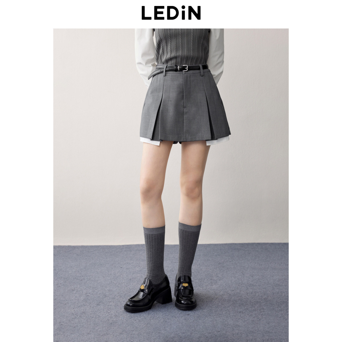 乐町复古拼接裙裤新款秋季短裤休闲百搭韩系芭蕾裙裤女裤子,女装/女士精品,休闲裤,淘宝优惠券,粉丝福利购,淘宝优惠卷