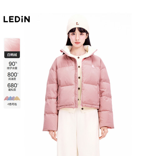 【商场同款】乐町25冬新款心动系列女面包服羽绒服外套C2ACE4214