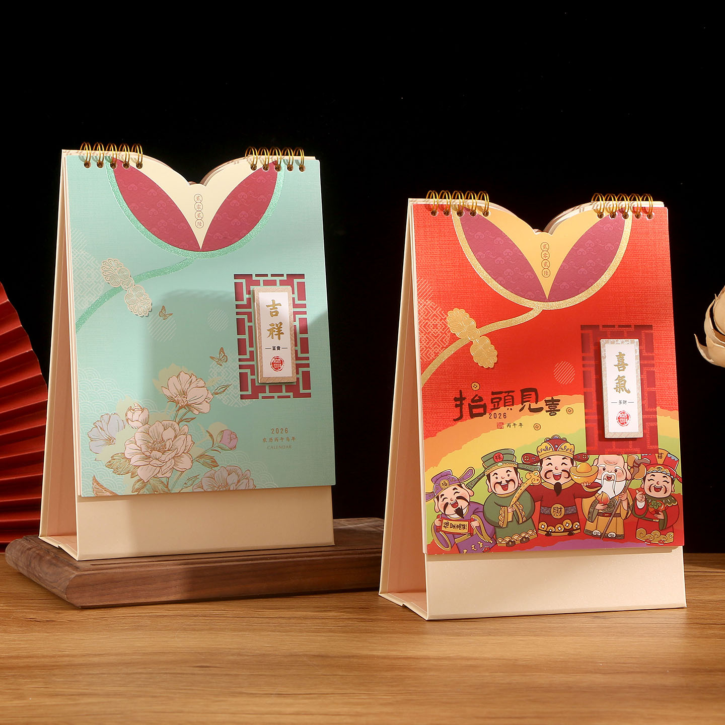中式艺术台历 支持定制 立体贴画
