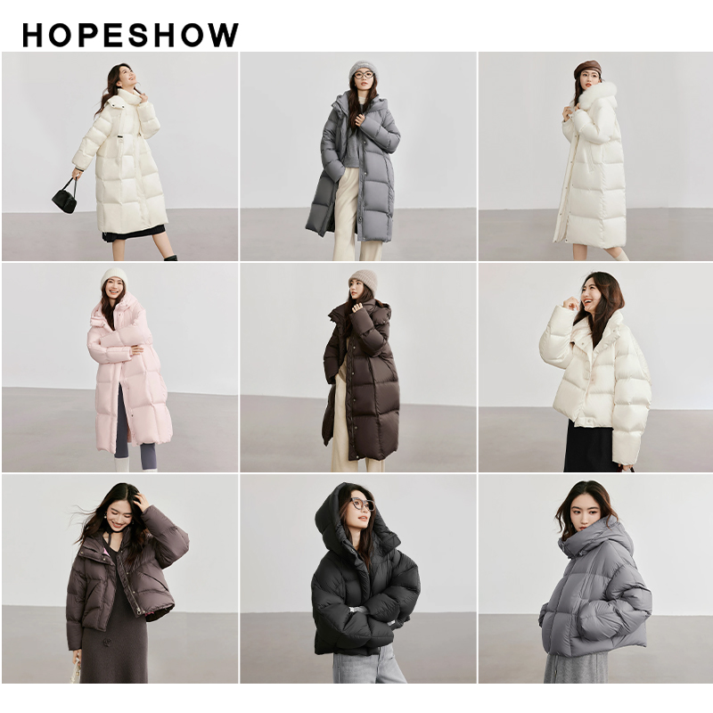 红袖outlets羽绒服合集休闲显瘦气质2024