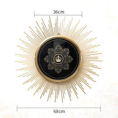 European style sunlight Wall clock decorate Wall hanging Restaurant metope Iron decoration Background wall American style Entrance mirrorin the Home accessories , Mural  category - from Buy2taobao.com to provide professional Taobao agent buy service