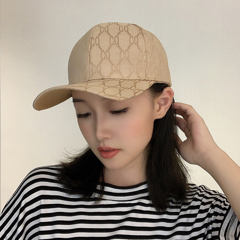 韩版鸭舌帽夏季帽子女网红时尚ins潮棒球帽百搭防晒字母透气新款
