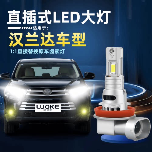 汉兰达led激光大灯1比1远近光灯