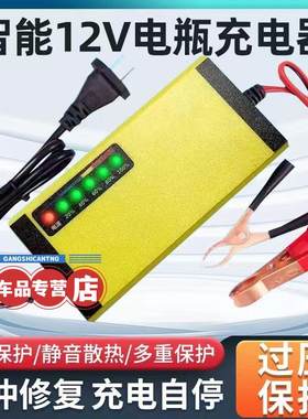 摩托车电瓶充器12v通用型轿铅酸