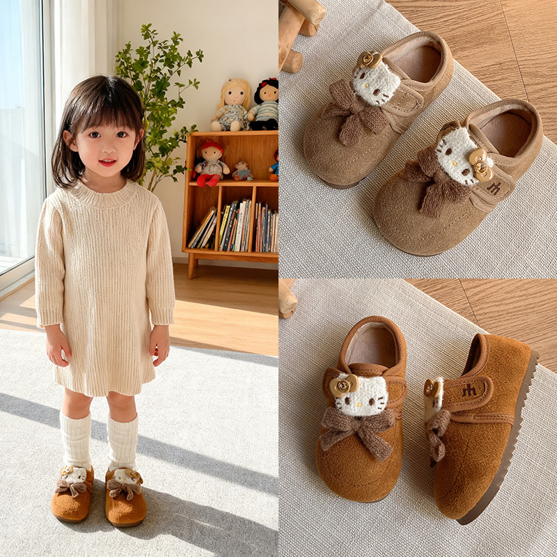女童二棉鞋加绒保暖2025冬季新款儿童棉鞋卡通中小童室内鞋豆豆鞋,童鞋/婴儿鞋/亲子鞋,棉鞋,淘宝优惠券,粉丝福利购,淘宝优惠卷