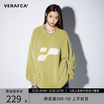 VERAFCAV标撞色毛衣圆领