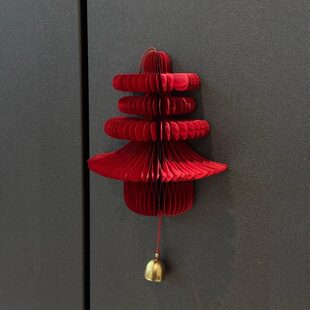 春字灯笼冰箱贴磁贴2025新款新年磁吸装饰过年入户门创意立体门贴