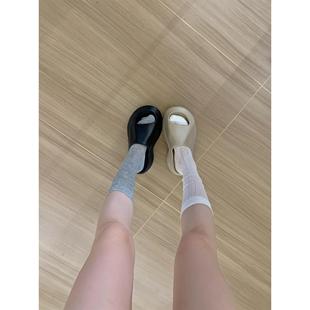 网红拖鞋 女夏外穿厚底增高凉拖不累脚踩屎感海边沙滩时尚 2025新款