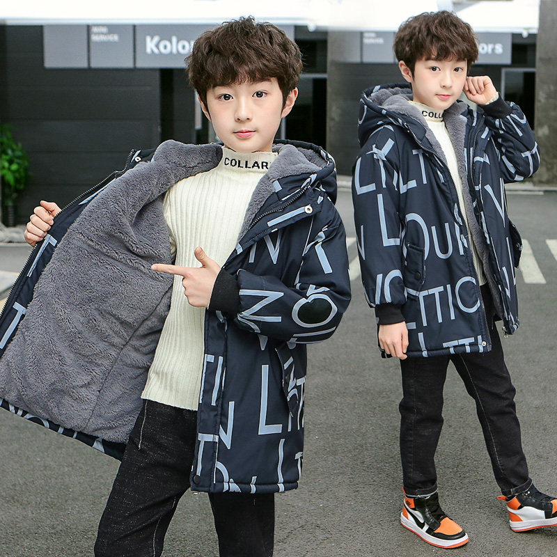 男童冬装加绒派克服中大童外套2020年新款儿童冬季加厚3-15棉服潮在类目 童装/婴儿装/亲子装, 棉袄/棉服中 - 来自Buy2taobao.com提供专业的淘宝代购服务