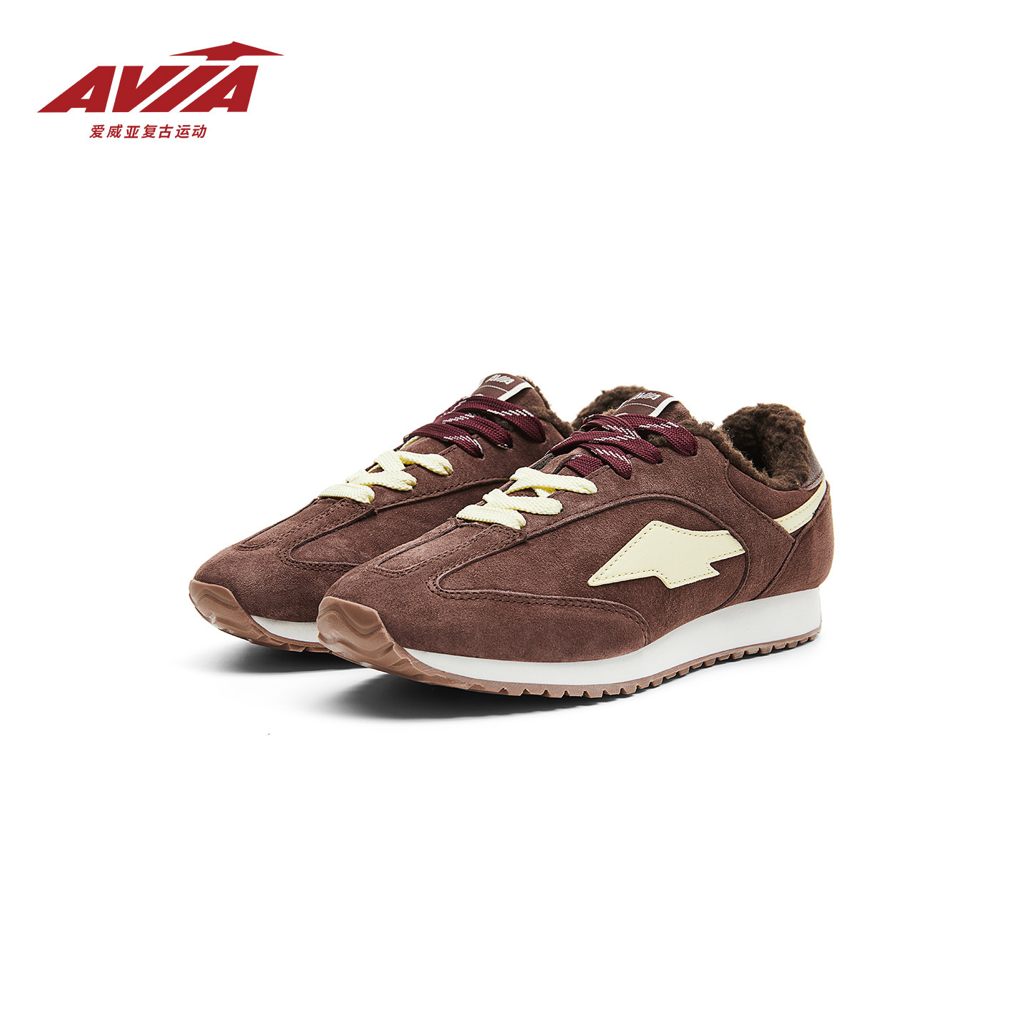 AVIA爱威亚复古加绒冬保暖德训鞋