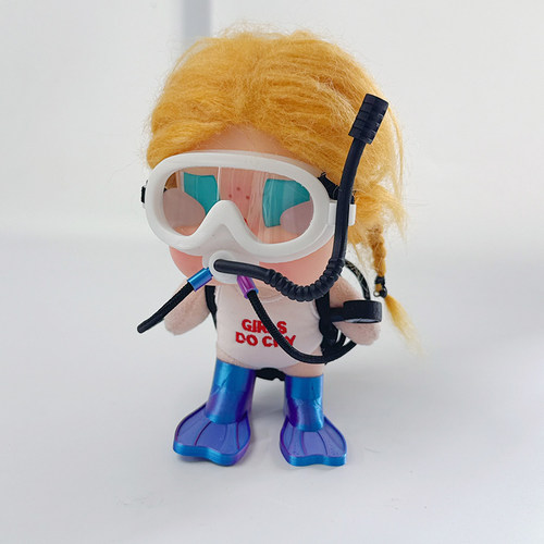 适用crybaby哭娃沙滩系列咕噜咕噜娃衣哭娃娃衣着替潜水游泳装备