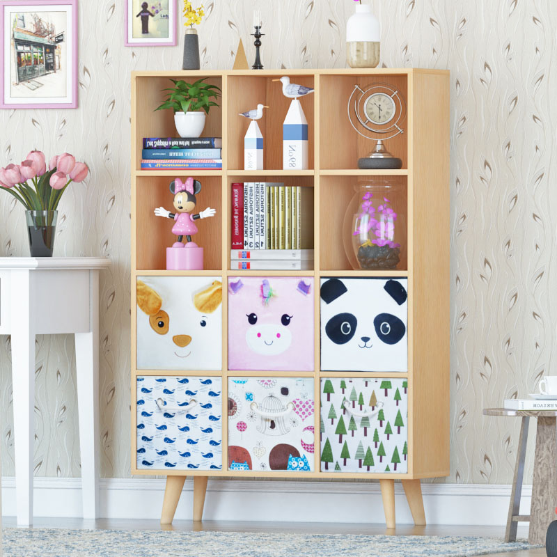 儿童玩具收纳架储物箱角落家用简易书柜书架大容量落地木质收纳柜在类目 住宅家具, 柜类, 书柜, 单个书柜中 - 来自Buy2taobao.com提供专业的淘宝代购服务