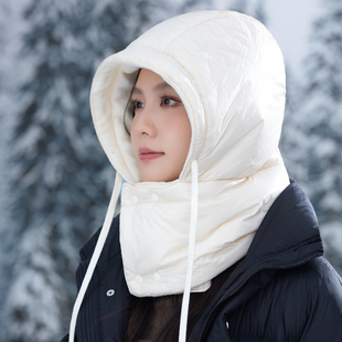 帽子女冬季骑行电动车保暖加厚棉帽男防风防寒秋冬雷锋帽护脖露脸
