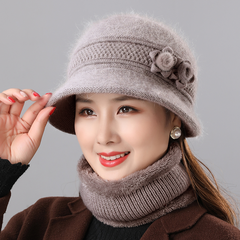 逛街优雅百搭老太太奶奶防寒帽