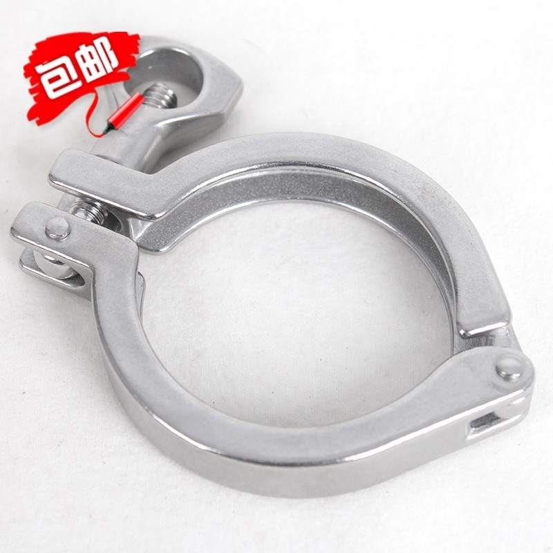 304不锈钢卡环卡扣卡盘法兰箍快装卡箍卫生级水管夹子固定抱箍