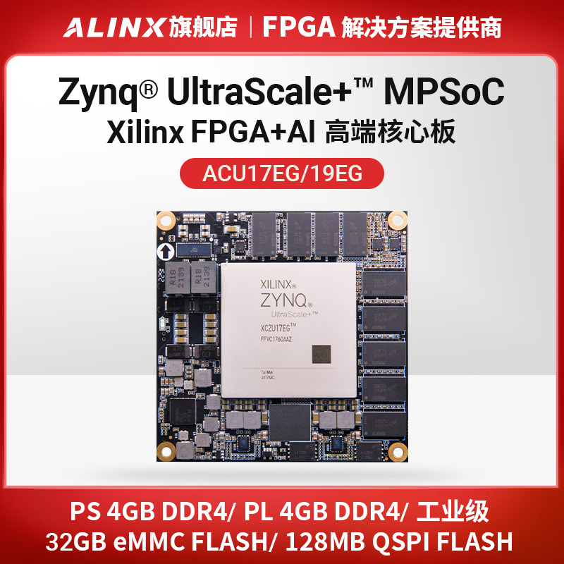 FPGA核心板ZynqMPSoCZU19EGAI