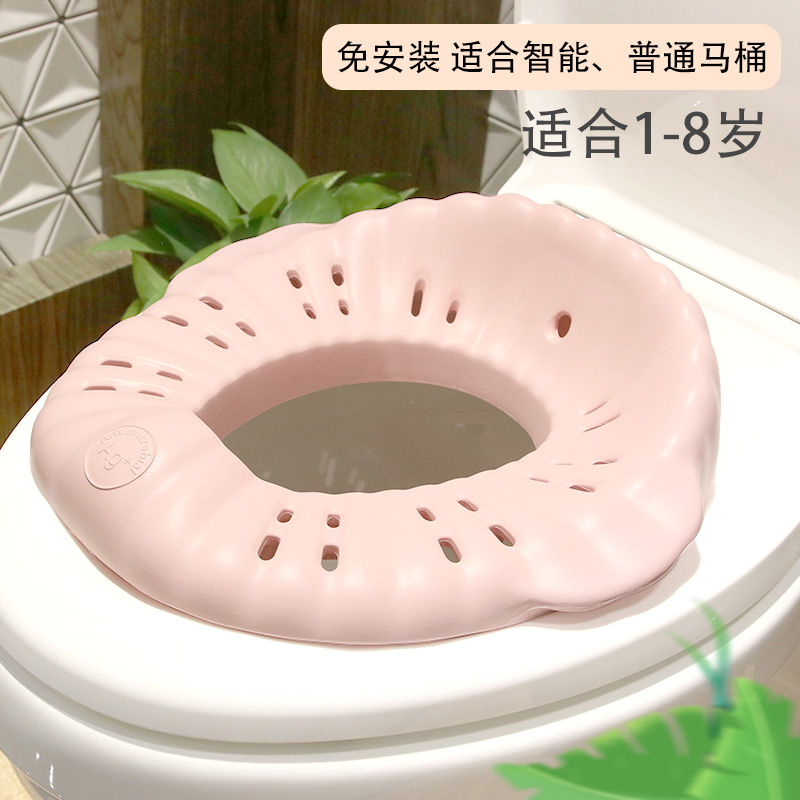儿童马桶圈女宝宝坐便器抗菌小孩男孩坐垫便盆圈婴儿智能马桶可用