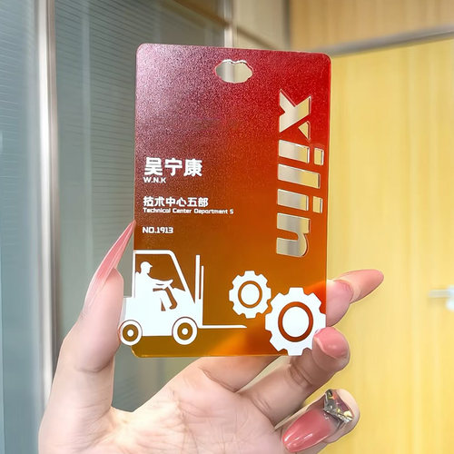 亚克力工作牌定制▶一张起订