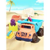 比乐btoys海岸巡航车宝宝沙滩玩具儿童玩沙挖沙工具洗澡戏水套装
