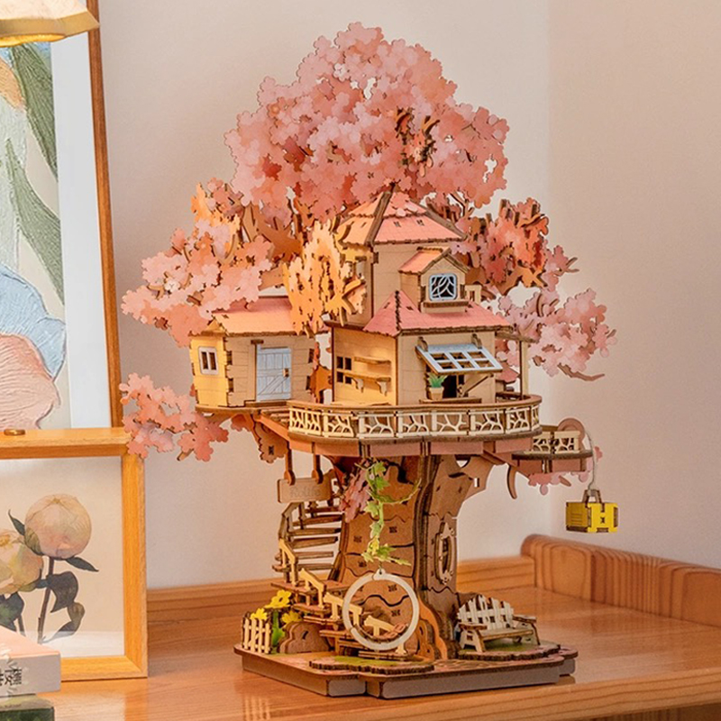 若来樱梦树屋手工diy小花