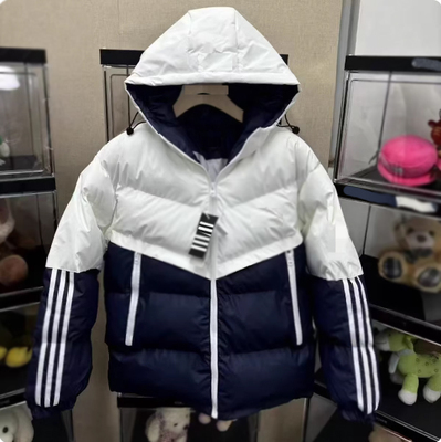 冬季爆款三条杠刺绣男女棉衣户外休闲百搭学生加厚连帽棉服