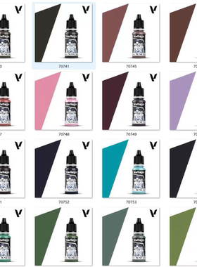 【分装】Vallejo西班牙AV 环保水性笔涂漆 70740-70774全店60包邮