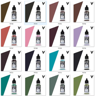 【分装】Vallejo西班牙AV 环保水性笔涂漆 70740-70774全店60包邮
