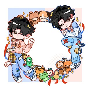 新款五花八门周边双胞胎高超高越ins风便签本应援Q版送朋友礼物