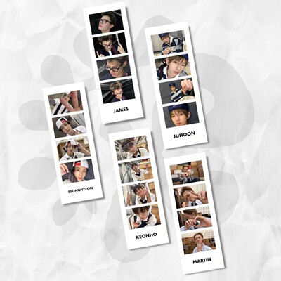 新款CORTIS周边自制金主训马丁人生四格精美书签ins粉丝应援卡片