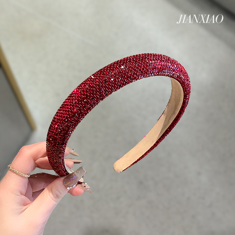 发箍布艺日韩满钻头箍