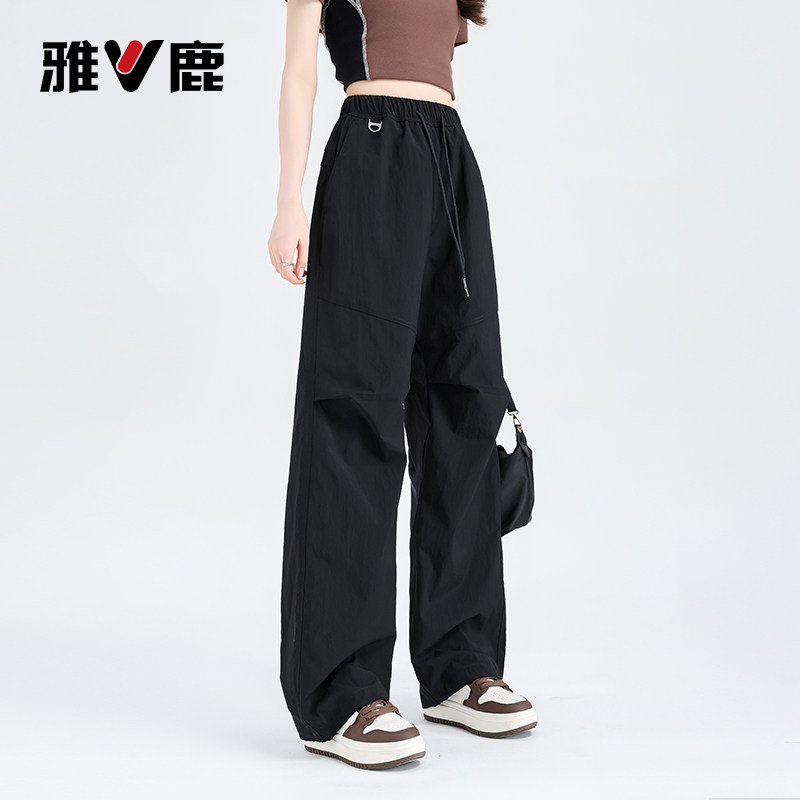雅鹿户外防晒宽松工装裤