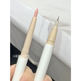 平价国货之光 双头两用卧蚕笔高光提亮卧蝉笔女眼睑下至眼线胶笔