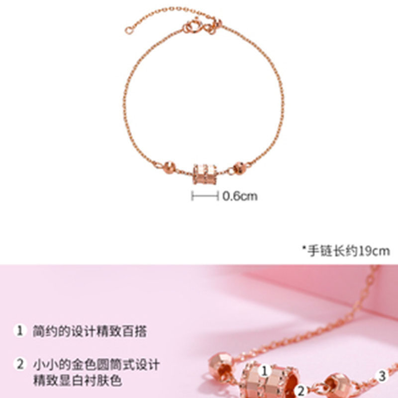 饰品ins设计蛮腰网红手元素小轻奢采用手链女小众施华纯银洛世奇