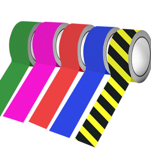 车间分区标识黄色地面定位标识仓库区域划分线地标贴黄黑色隔离线5s标记定置划线地贴6s彩色4D厨房管理标线贴