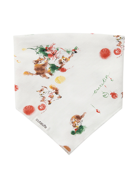 【顺手买一件】cutelife口水巾单条装花色随机包括但不仅限于图示