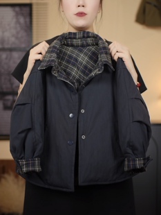 女男童冬季外套2025新款秋冬儿童双面穿加厚棉服男孩冬装夹棉衣潮