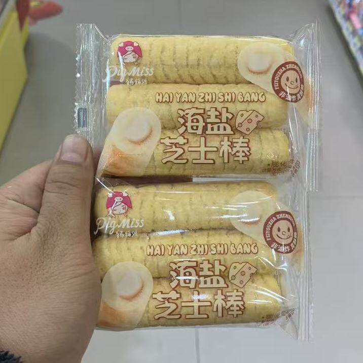 猪猪姐海盐芝士棒非油炸1000g
