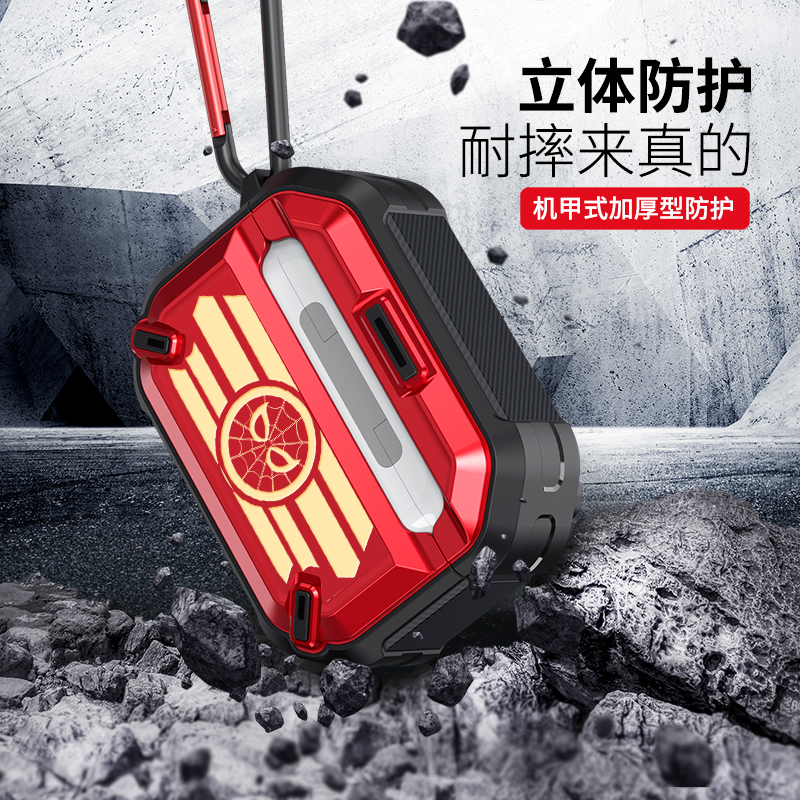 适用苹果AirpodsPro2漫威耳机套