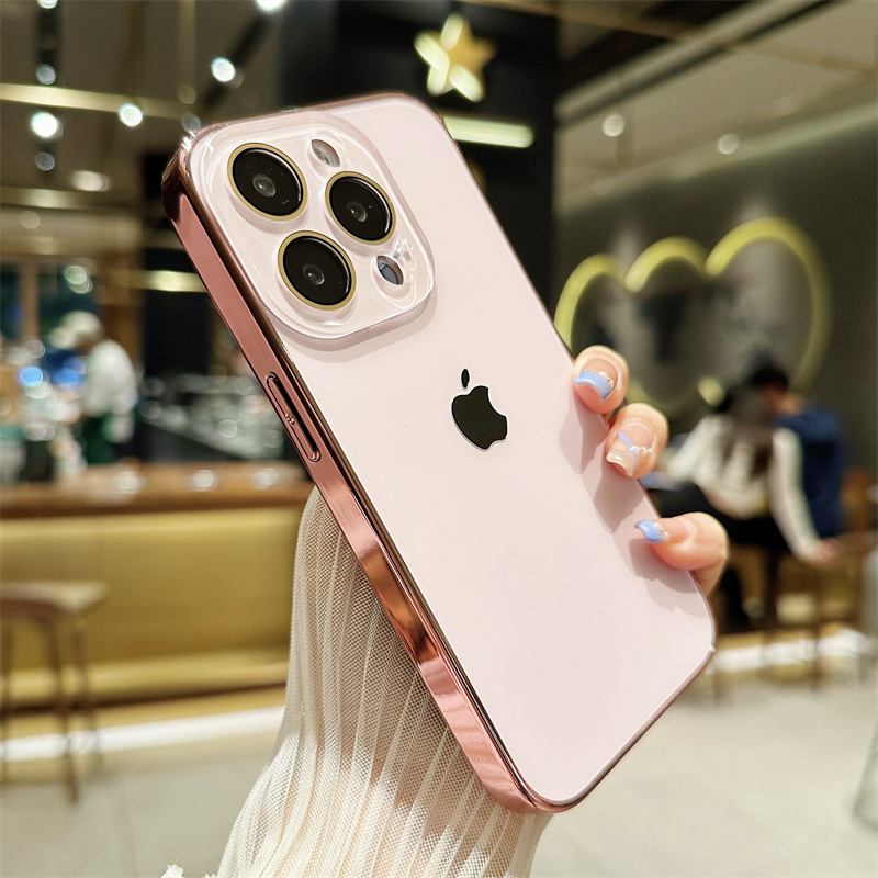 【现货顺丰】适用苹果16promax手机壳新款iPhone15pro自带镜头膜全包防摔14plus高级感网红轻奢超薄情侣女款