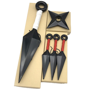 铸剑谷火影忍者苦无鸣人手里剑佐助飞镖卡卡西四代目塑料暗器摆件