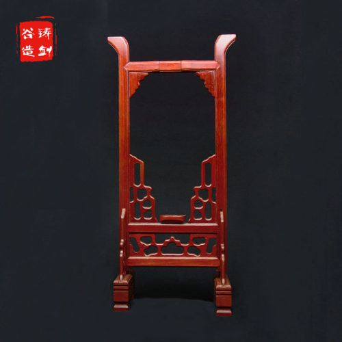 铸剑谷精品 红木立架 刀架剑架 刀剑配件 2种材质 - 封面
