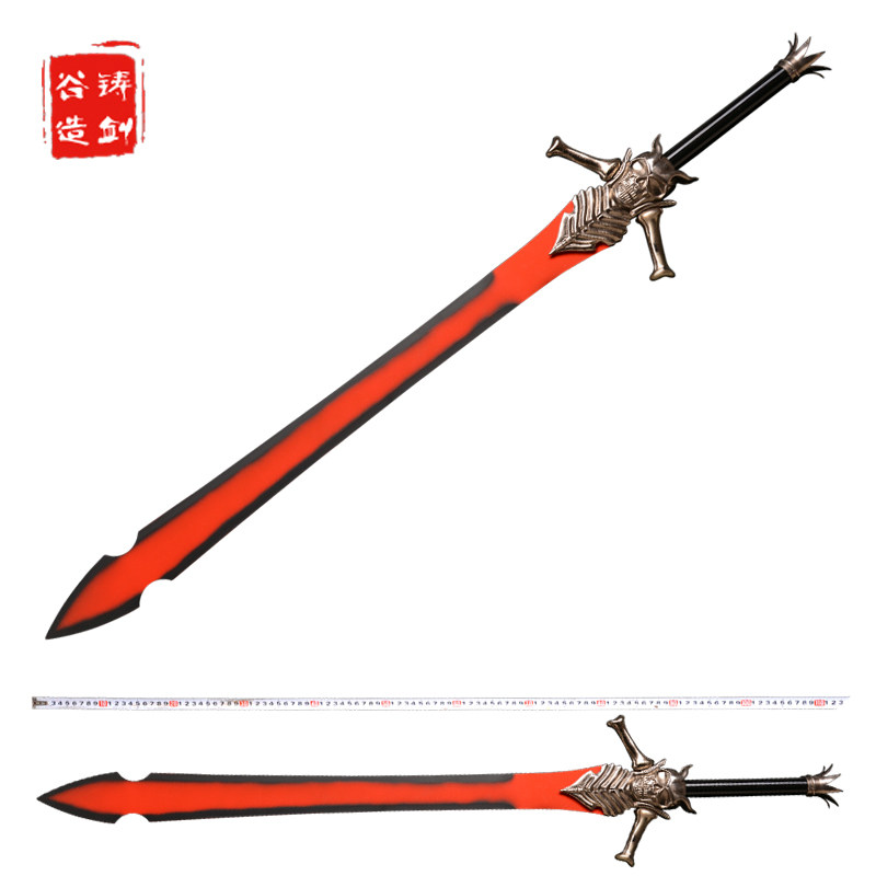 铸剑谷动漫鬼泣 但丁叛逆大剑反叛(rebellion)金属模型道具未开刃