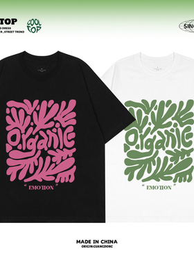 夏季新款凯斯哈林小众潮牌高街情侣纯棉美式短袖T恤男女ins宽松