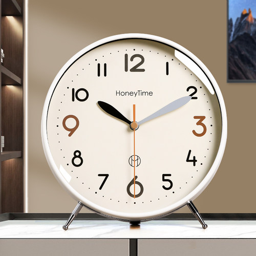 8米看得清！简约大数字家用座钟